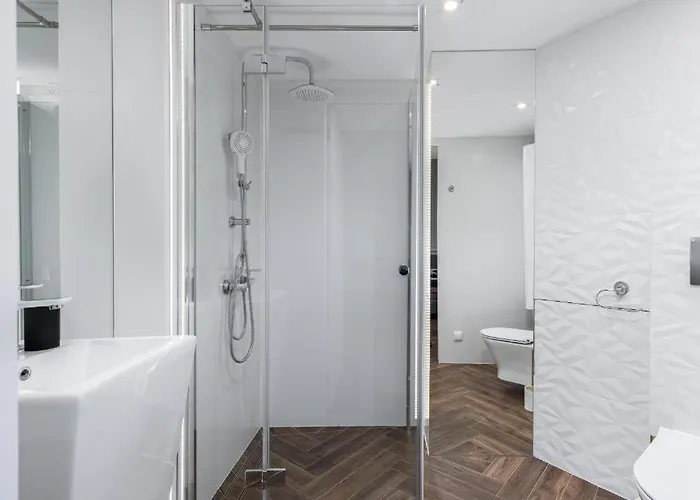 アパート Vistula Boulevards Jacuzzi